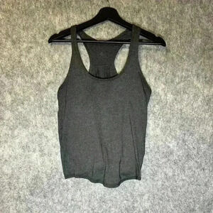 Lululemon Women's Size 6 Salute the Sun Tank II Gray Singlet Luon